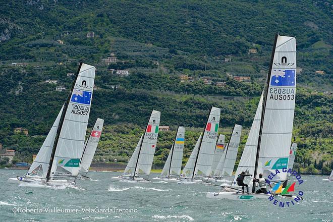 Garda Trentino Olympic Week 2013 - Nacra 17 © Roberto Vuilleumier